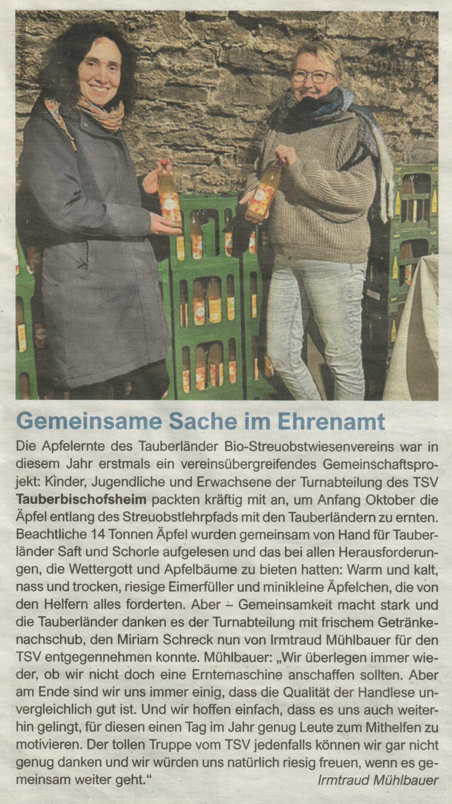 Gemeinsame Sache im Ehrenamt